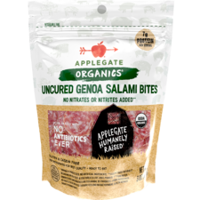 Applegate Organic Genoa Salami Bites Front